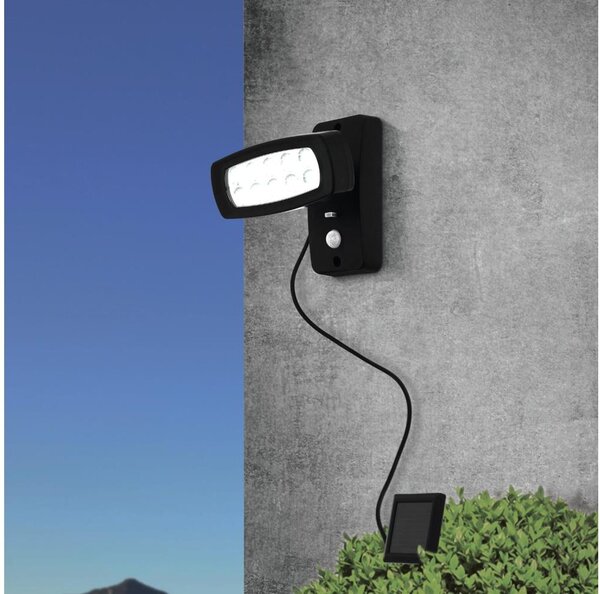 Eglo 98187 - Applique solare a LED con sensore PALIZZI LED/1,2V IP44