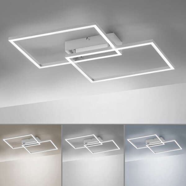 Leuchten Direkt 14018-55 - Lampadario a plafone LED dimmerabile IVEN 2xLED/15W/230V