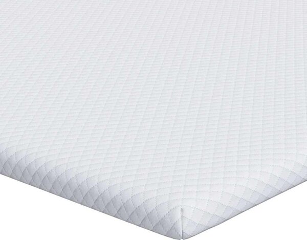 Topper in schiuma memory for Adulto Morbido 120 x 200 cm Bianco
