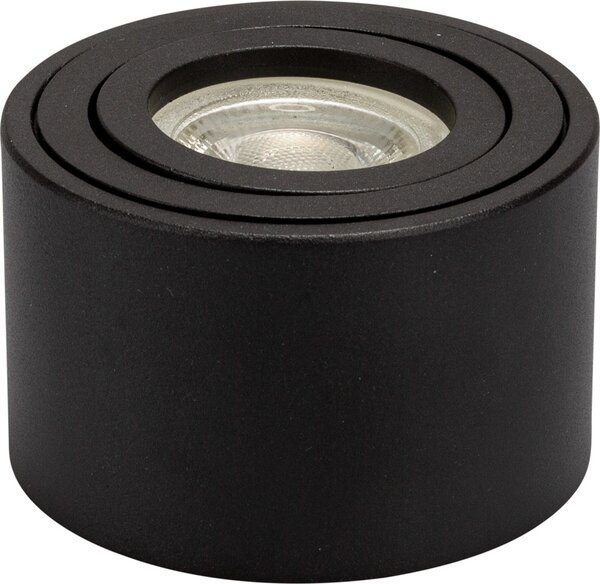 Faretto ultra sottile, orientabile Genius 60501 Rotondo, nero