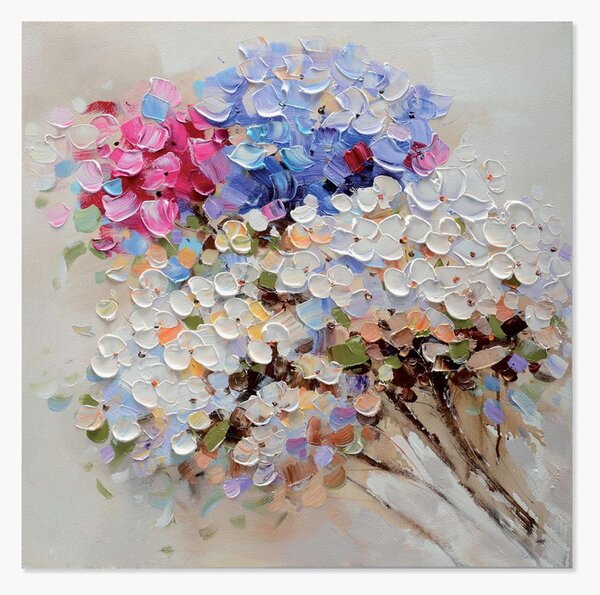 Quadro su tela dipinto a mano Rosa Del Giappone