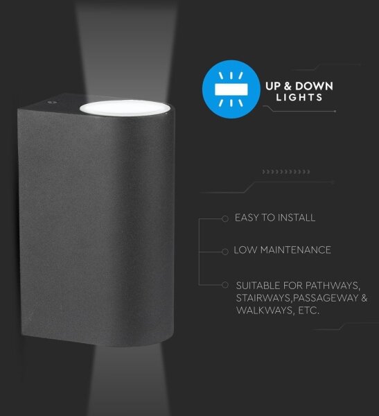 Applique da esterno 2xGU10/20W/230V IP44