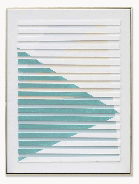 Quadro su tela dipinto a mano Bauhaus