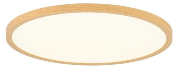 Lampada a soffitto LED Rabalux Lautrec con decorazione in legno, diametro 400mm, 24W, grado di protezione IP44, temperatura di colore regolabile (CCT) - codice prodotto 75085