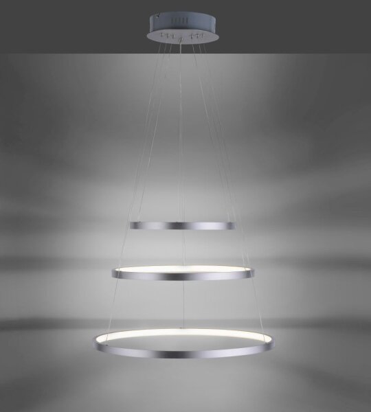 Lampadario LED dimmerabile su cavo CIRCLE LED/15W/230V + LED/20W + LED/25W