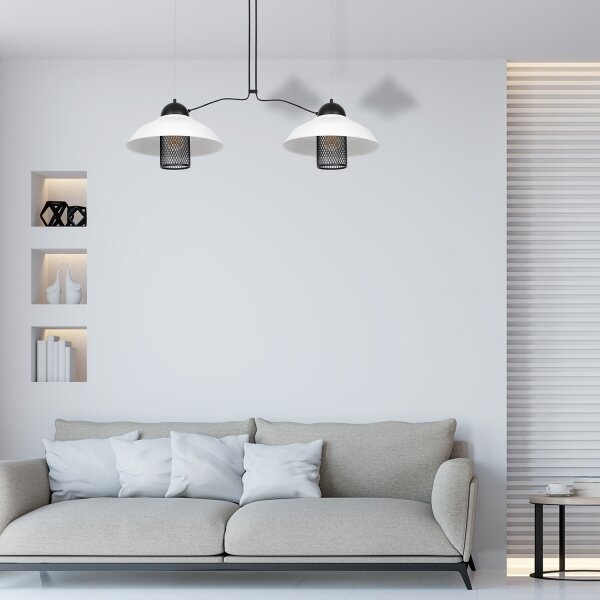 Lampadario a sospensione con filo BJORN 2xE27/60W/230V