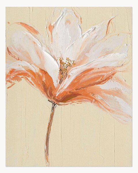 Quadro su tela dipinto a mano Silk Flower