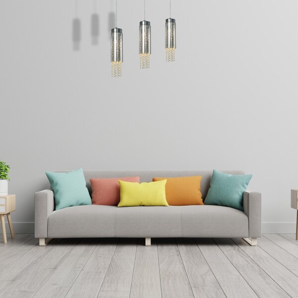 Lampadario a sospensione con filo MOONLIGHT 3xE14/40W/230V