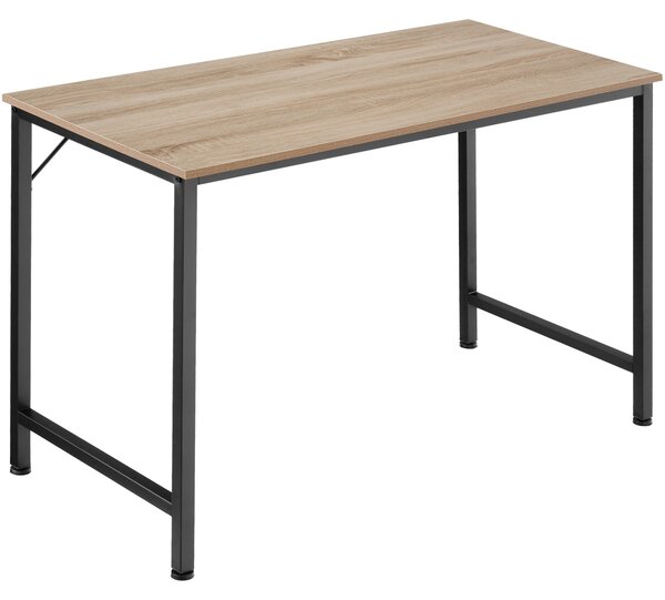 Tectake 404462 scrivania jenkins - industriale legno chiaro, rovere sonoma, 120 cm