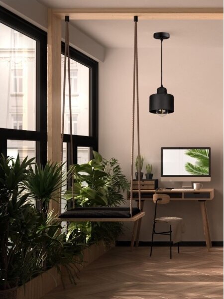 Lampadario a sospensione con filo BODO 1xE27/60W/230V