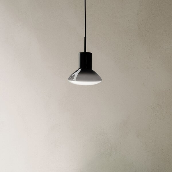 Lampada a sospensione GRUPA, Onda, dimmerabile, Grigio, Soggiorno, Alluminio, Design