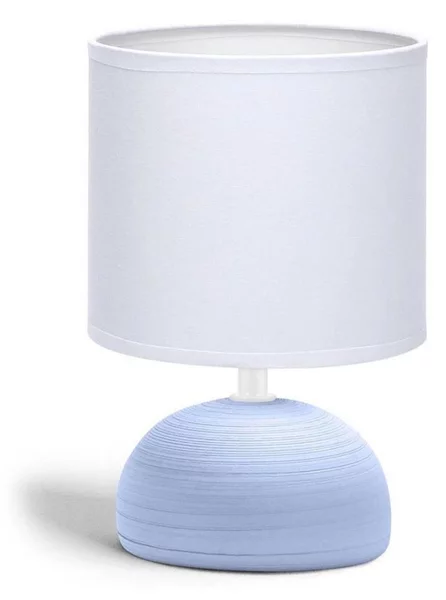 Aigostar - Lampada da tavolo 1xE14/40W/230V blu/bianco