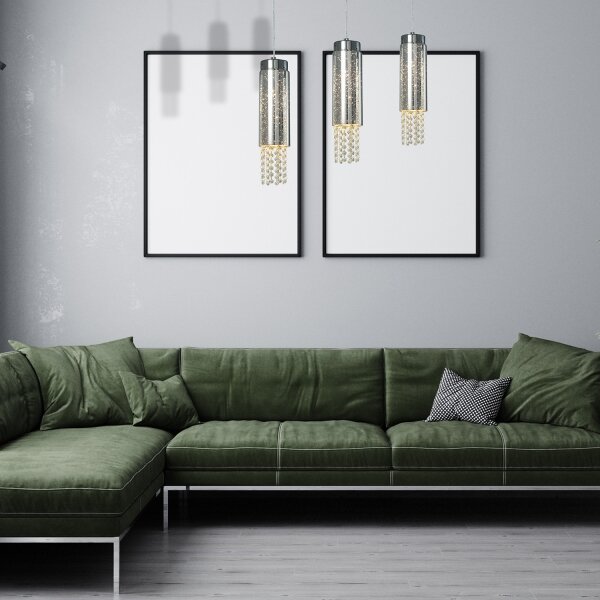Lampadario a sospensione con filo MOONLIGHT 3xE14/40W/230V