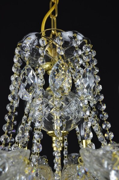 Wranovsky JWZ151082130 - Lampadario di cristallo a sospensione con catena CLASSE 8xE14/40W/230V