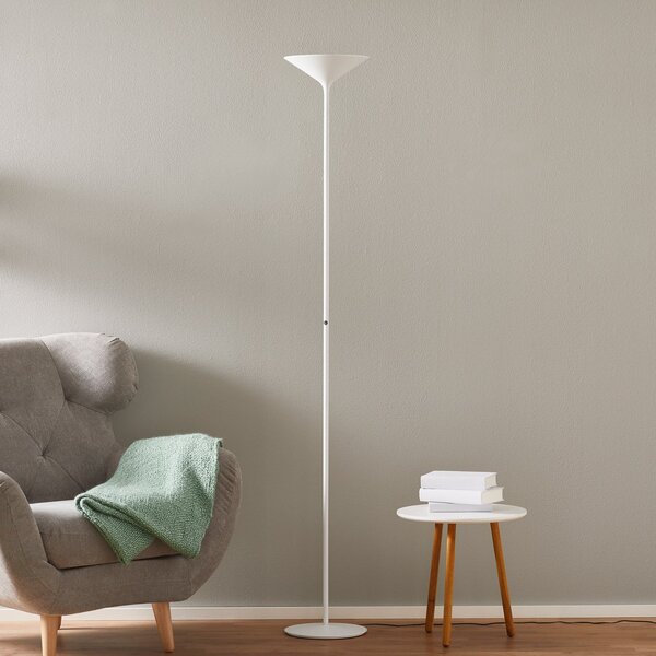 Lampada da terra Rotaliana, Dry, dimmerabile, Bianco, Soggiorno, Metallo, Design
