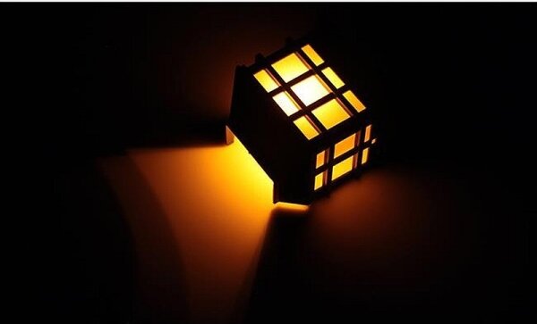 Lampada da parete solare a LED con sensore crepuscolare LED/1,2 V 600 mAh IP44