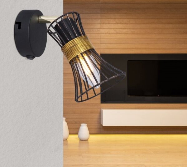 Globo 54814-1 - Luce Spot da parete PURRA 1xE14/40W/230V