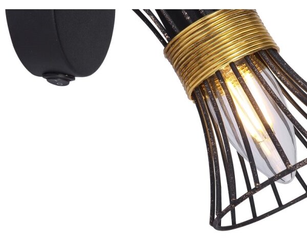 Globo 54814-1 - Luce Spot da parete PURRA 1xE14/40W/230V