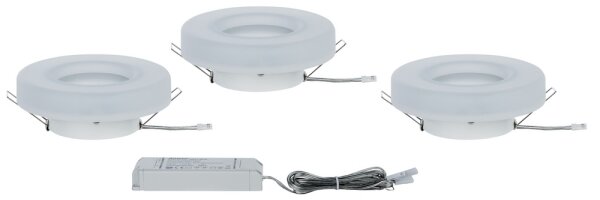 Paulmann 92704 - SET 3xLED/5,5W Lampada da incasso BAGEL 230V