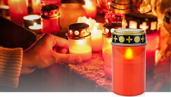 Nedis GRLT1 - Candela LED Grave LED/2xAA IP44