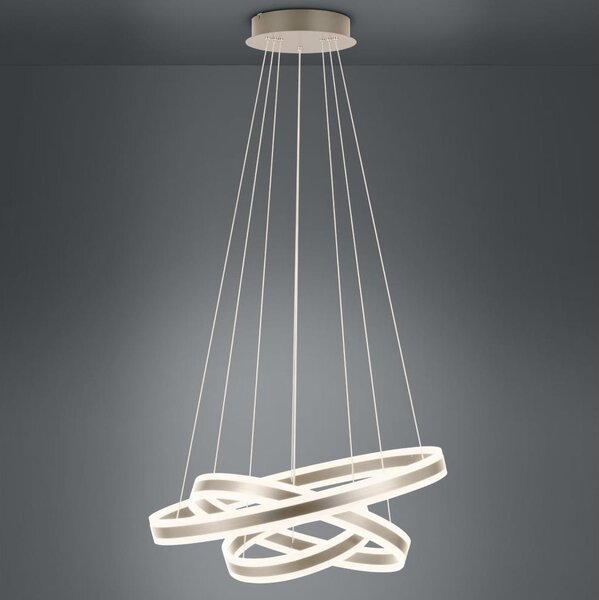 Eglo 39314 - Lampadario a sospensione con filo LED dimmerabile TONARELLA LED/78W/230V+70W+34W