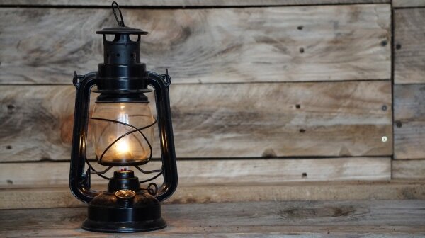 Brilagi - Lampada ad olio LANTERN 19 cm nera