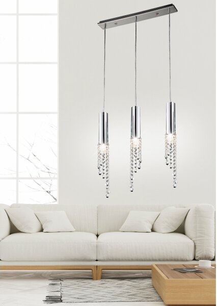 Lampadario LED a sospensione con filo DUERO 3xLED/3W/230V