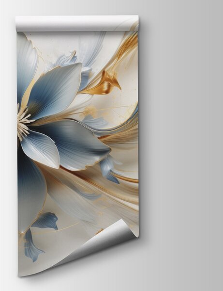 Carta da parati Delicati petali dalle tonalità tenui, Carta da parati 3d fiori, Carta da parati popolare, w08903 - Tapeko.it