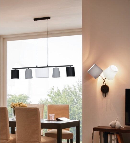 Eglo 98588 - Lampadario a sospensione con filo ALMEIDA 5xE14/25W/230V