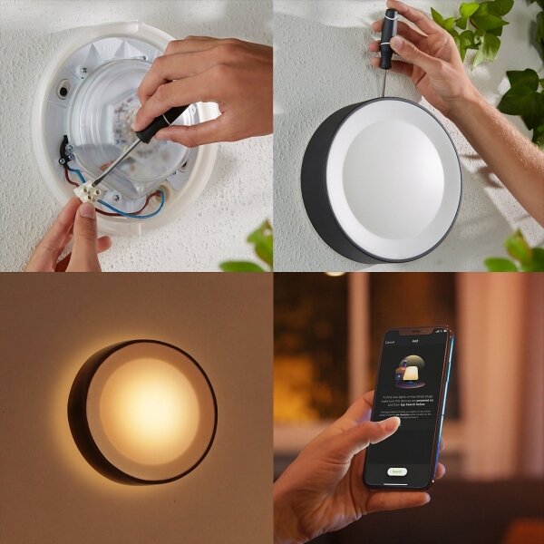 Philips 17465/30/P7 - LED RGB Lampada da esterno Hue DAYLO LED/15W/230V IP44