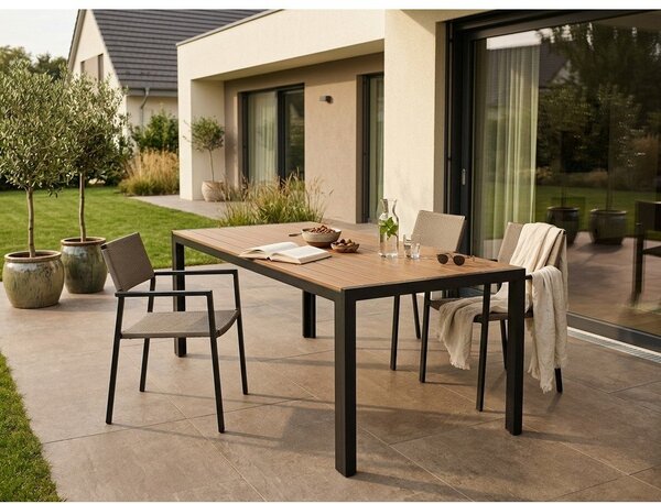 Tavolo da pranzo da giardino con piano in artwood 90x205 cm Viking – Bonami Selection