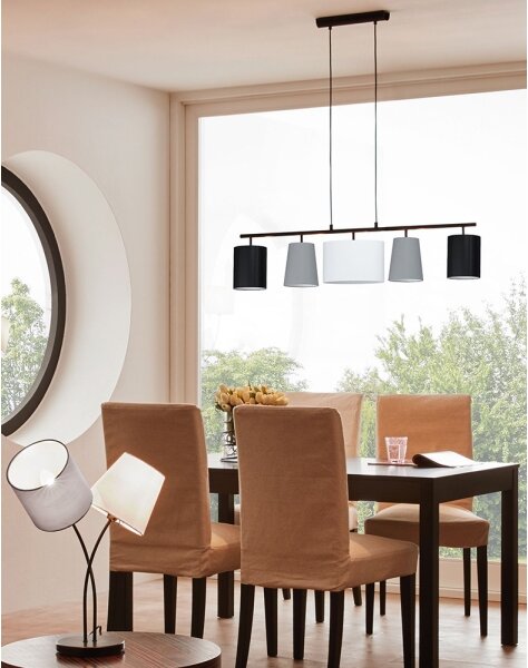 Eglo 98588 - Lampadario a sospensione con filo ALMEIDA 5xE14/25W/230V