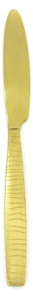 Servizio 20 pezzi Tigre Ice Oro in Acciaio Inossidabile, colore Oro Satinato, Lavorazione della supperficie con impiantazione di Titanio PVD