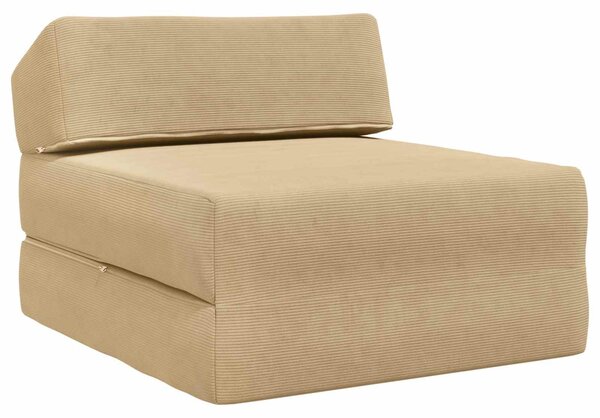 Divano Letto Pieghevole Verde Grigio 60 x 70 x 41 cm Tessuto