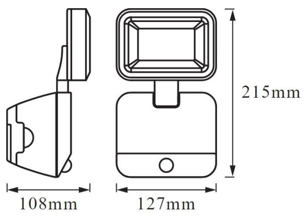 Ledvance - LED Applique da esterno con sensore BATTERY LED/4W/4xD IP54