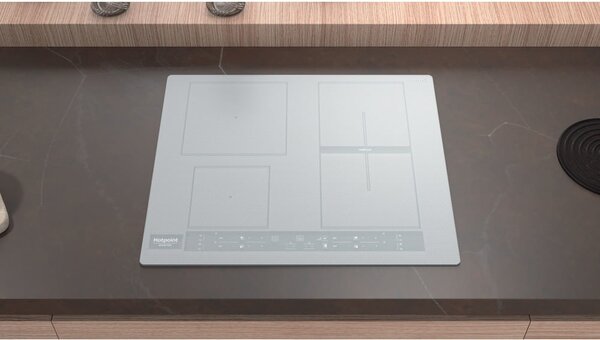 Hotpoint Ariston Piano Cottura Induzione 4 Fuochi 60 cm Zona cottura mista colore Bianco - HB 8460B NE/W