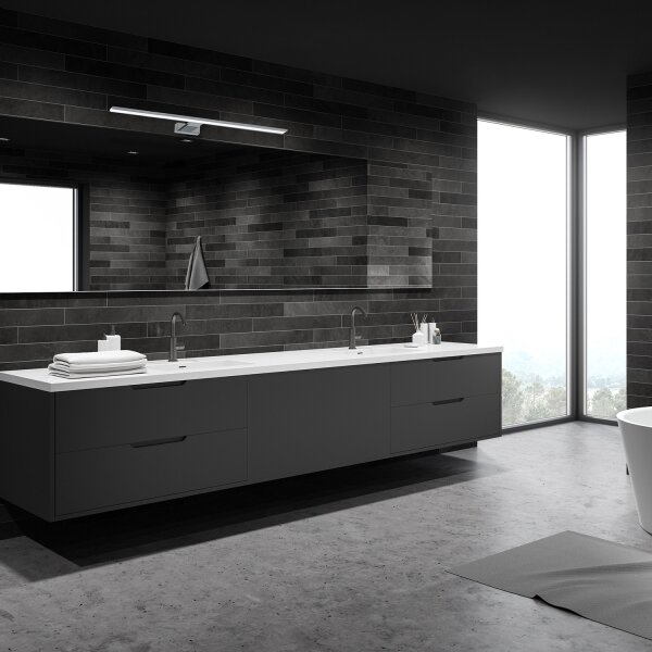 Luce LED per specchio da bagno SHINE LED/15W/230V 80 cm IP44 cromo lucido