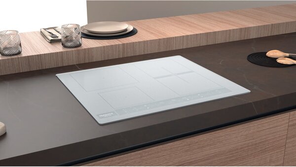 Hotpoint Ariston Piano Cottura Induzione 4 Fuochi 60 cm Zona cottura mista colore Bianco - HB 8460B NE/W