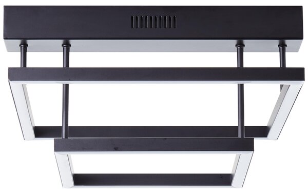 Plafoniera LED Brilliant Ranut 21 W 1360 lm 3000 K nero dimmerabile