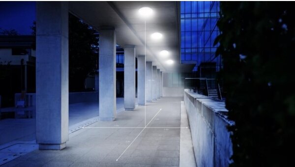 Steinel 035440 - Lampada LED con sensore per esterni QUATTRO LED/10W/230V IP54