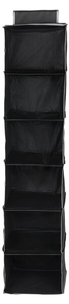 Organizzatore pensile nero con 6 scomparti Indumenti So Urban - Compactor