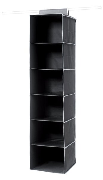 Organizzatore pensile nero con 6 scomparti Indumenti So Urban - Compactor
