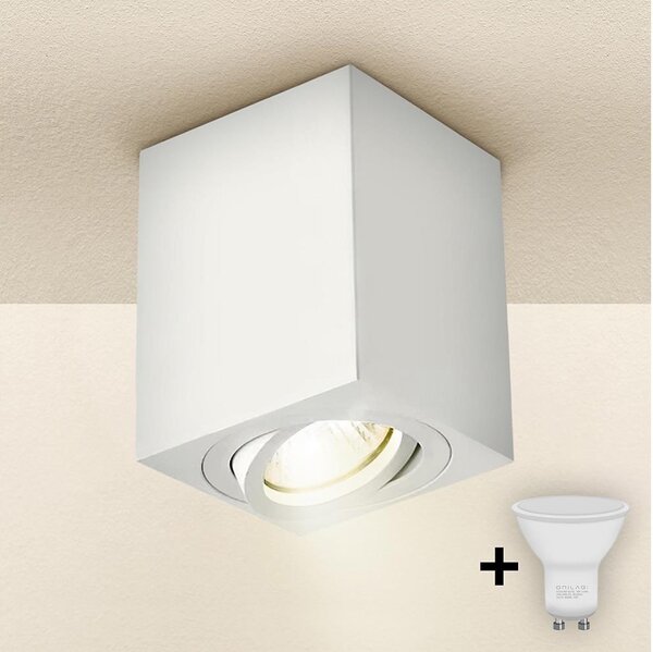 Brilagi - LED Faretto MIA 1xGU10/30W/230V 100x80 mm bianco