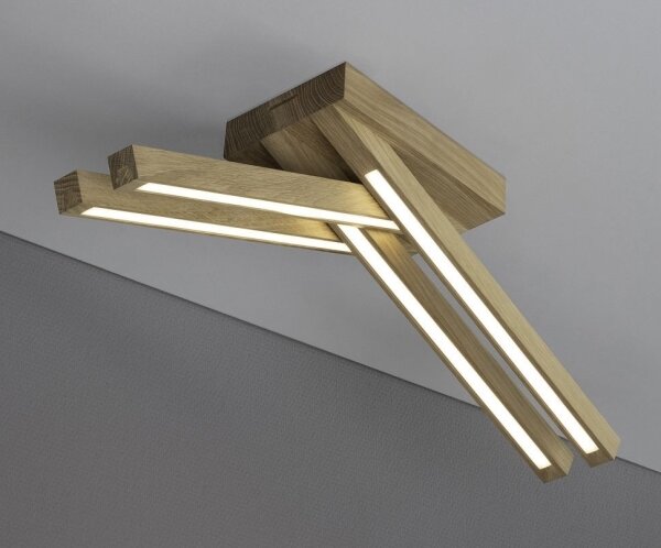 Spot-Light 2246474 - Plafoniera LED LINUS 4xLED/4,5W/230V rovere opaco