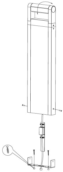 Eglo 98708 - Lampada LED da esterno BRIANZA LED/4,8W/230V IP44