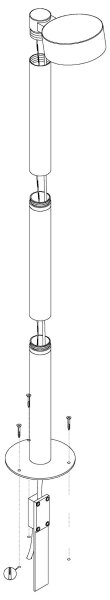 Eglo 98739 - Lampada LED da esterno PALOSCO LED/6W/230V IP44