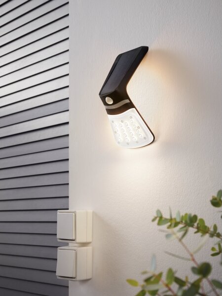 Eglo 98758 - Lampada solare a LED con sensore LAMOZZO LED/2W/3,7V 1200 mAh IP44
