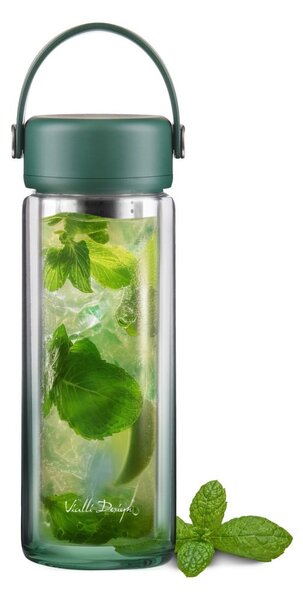 Bottiglia verde in vetro 350 ml Fuori – Vialli Design
