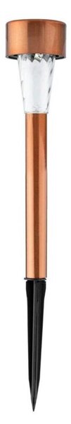 Lampada solare LED LED/2V 40 mAh IP44 rame