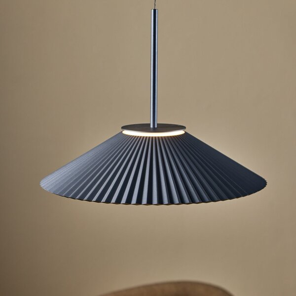 Lampada a sospensione LOOM DESIGN, Ballerina, dimmerabile, Blu, Soggiorno, Alluminio, Moderno
